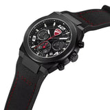 Ducati Chronograph Black Transparent Dial Silicone Strap Watch For Men DTWGC0002003 - Image 2