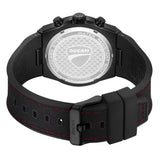 Ducati Chronograph Black Transparent Dial Silicone Strap Watch For Men DTWGC0002003 - Image 3