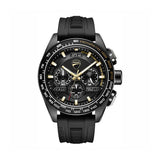 Ducati Corse Chronograph Black Dial Rubber Strap Watch For Men DTWGO0001703