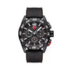 Ducati Corse Chronograph Black Dial Silicone Nylon Strap Watch For Men DTWGO0001801
