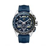 Ducati Corse Chronograph Blue Dial Silicone Strap Watch For Men DTWGO0001705