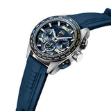 Ducati Corse Chronograph Blue Dial Silicone Strap Watch For Men DTWGO0001705 - Image 2