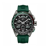 Ducati Corse Chronograph Green Dial Silicone Strap Watch For Men DTWGO0001704