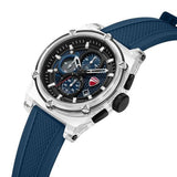 Ducati Dt010 Chronograph Blue Dial Silicone Strap Watch For Men DTWGO0001602 - Image 2