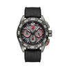 Ducati Dt012 Chronograph Gunmetal Red Dial Silicone Nylon Strap Watch For Men DTWGO0001803