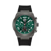 Ducati Green Dial Black Silicone Chronograph Mens Watch DTWGC0002001