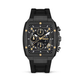 Ducati Quartz Black Dial Silicone Strap Watch For Men DTWGO0001302