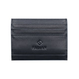 Fabian Leather Black Card Holder For Men - FMWC-SLG14-B