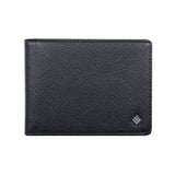 Fabian Leather Black Wallet For Men - FMW-SLG1-B