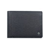 Fabian Leather Black Wallet For Men - FMW-SLG20-B