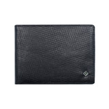 Fabian Leather Black Wallet For Men - FMW-SLG4-B