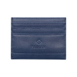 Fabian Leather Blue Card Holder For Men - FMWC-SLG41-BL