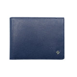 Fabian Leather Blue Wallet For Men - FMW-SLG5-BL