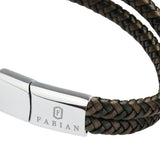 Fabian Men's Brown Black Bracelet FMB-JMYLB108-BBL - Image 4