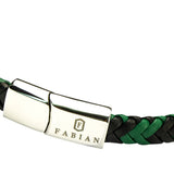 Fabian Men's Spring Green Black Bracelet FMB-JMYLB114-BGR - Image 4
