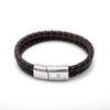 Fabian Men's Brown Black Bracelet FMB-JMYLB108-BBL - Image 3