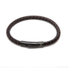Fabian Men's Delicate Brown Black Bracelet FMB-JMYLB106-BBL - Image 3