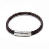 Fabian Men's Delightful Brown Black Bracelet FMB-JMYLB107-BBL - Image 3