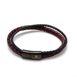 Fabian Men's Ruby Red and Brown Bracelet FMB-JMYLB112-2BRD - Image 3