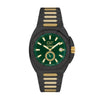 GF Ferre Men's Green Dial Gunmetal Stainless Steel Watch GFSBG170053G