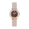 GF Ferre Women's Grey Dial Two-Tone Rose Gold Zircon Watch GFTR8079LZ