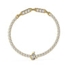 Guess Arm Party Gold Crystal Tennis Bracelet For Women Jubb04221Jwygt U