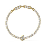 Guess Arm Party Gold Crystal Tennis Bracelet For Women Jubb04221Jwygt U