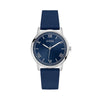 Guess Blue Dial Silicone Strap Men'S Watch GW0973G1