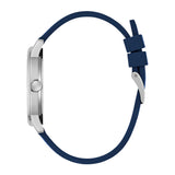Guess Blue Dial Silicone Strap Men'S Watch GW0973G1 - Image 3
