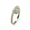 Guess Calypso Gold Floral Crystal Ring For Women JUBR04454JWYG54