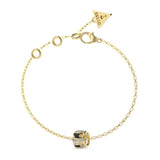 Guess Fabulous Me Gold Crystal Pendant Bracelet For Women JUBB05192JWYGBKS