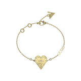 Guess Gold Tone Stainless Steel Bracelet JUBB04047JWYGS
