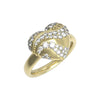 Guess Gold Toned Unisex Ring 54 - JUBR04503JWYG54