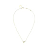 Guess Iconique Gold Heart Infinity Crystal Necklace For Women JUBN05530JWYGT/U