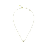 Guess Iconique Gold Heart Infinity Crystal Necklace For Women JUBN05530JWYGT/U