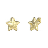 Guess Iconique Gold Star Earrings For Women JUBE05547JWYGT/U