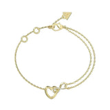 Guess Iconique Gold Stone Bracelet For Women JUBB05531JWYGL