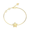 Guess Iconique Gold Stone Bracelet For Women JUBB05546JWYGS