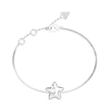 Guess Iconique Silver Star Bracelet For Women JUBB05546JWRHL