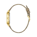 Guess Ladies Beige Gold Tone Analog Watch GW0943L2 - Image 5