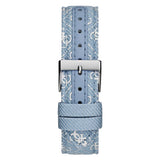 Guess Ladies Blue Silver Tone Analog Watch GW0654L1 - Image 5