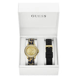Guess Ladies Gold Tone Multi-function Watch Box Set GW0660L2 - Image 2