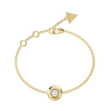 Guess Majorelle Gold Zirconia Bracelet For Women JUBB05378JWYGL