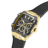 Guess Mens Black Gold Tone Multi Function Watch GW0956G2 - Image 3