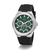 Guess Mens Black Silver Tone Multi-function Watch GW0799G3 - Image 3