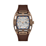 Guess Mens Brown Coffee Automatic Watch GW0980G3