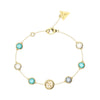 Guess Petra Gold Crystal Bracelet For Women JUBB05099JWYGAQL