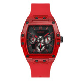 Guess Red Case Red Silicone Watch GW0203G5