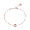 Guess Rose Gold Tone Stainless Steel Bracelet JUBB03036JWRGS