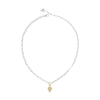 Guess Silver and Gold Necklace for Women JUBN03249JWYGRHT/U